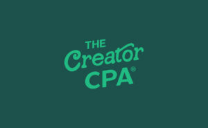 The Creator CPA Logo on Green