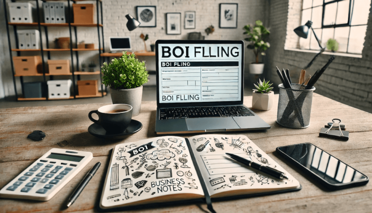 Image of BOI Filing Report Notpad and Office (1)